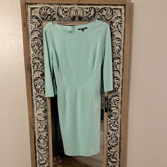 Gianni Bini  “Meredith” mint colored fitted dress.  New with tags! Size 8 - Picture 3 of 7